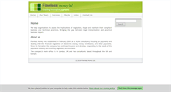 Desktop Screenshot of flawlessmoney.com